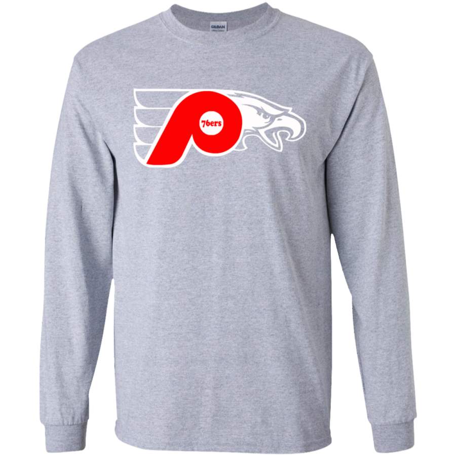 76ers Phillies Flyers Eagles Long Sleeve T-Shirt