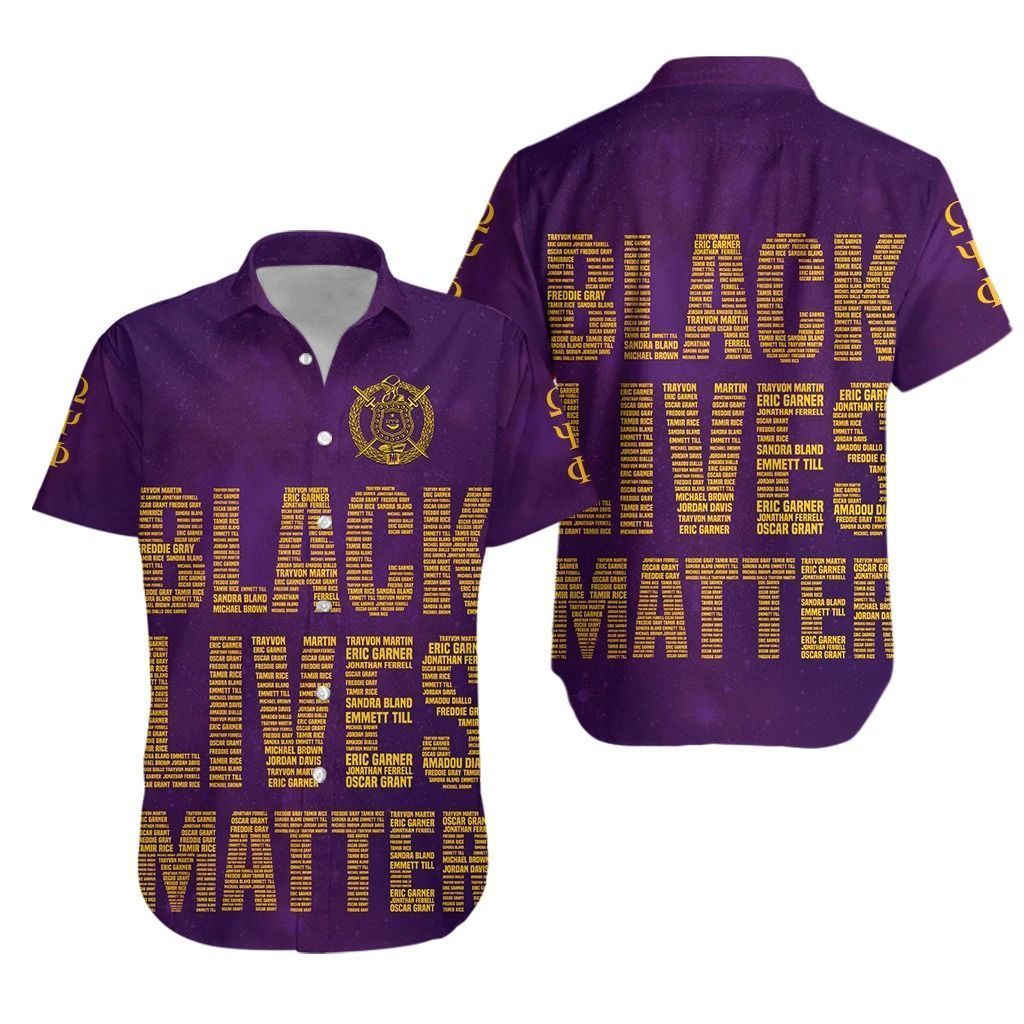 Africa Zone Shirt – Omega Psi Phi Fraternity Black Lives Matter Short Sleeve Shirt J5