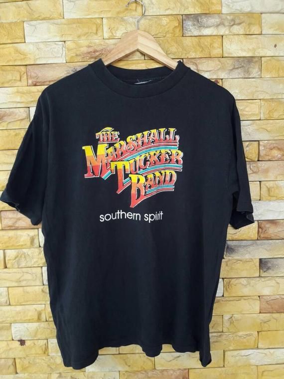 Vintage The Marshall Tucker Band Southern Spirit Country Rocksouthern Rockroot Rock Arge Hirt Rockabilly Psychedelic Alan Jackson Shirt