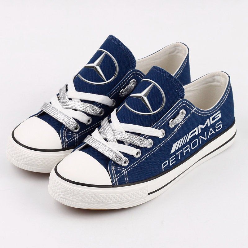 Love Mercedes AMG Petronas F1 Team Blue Low Top Shoes, F1 racing team, F1 Team Lovers,  Birthday Gift, Gift for Car Drivers Fathers Day