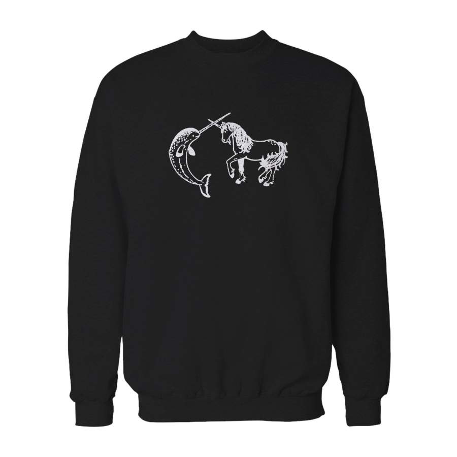 Narwhal Unicorn Animal Fantasy Whale Sweatshirt