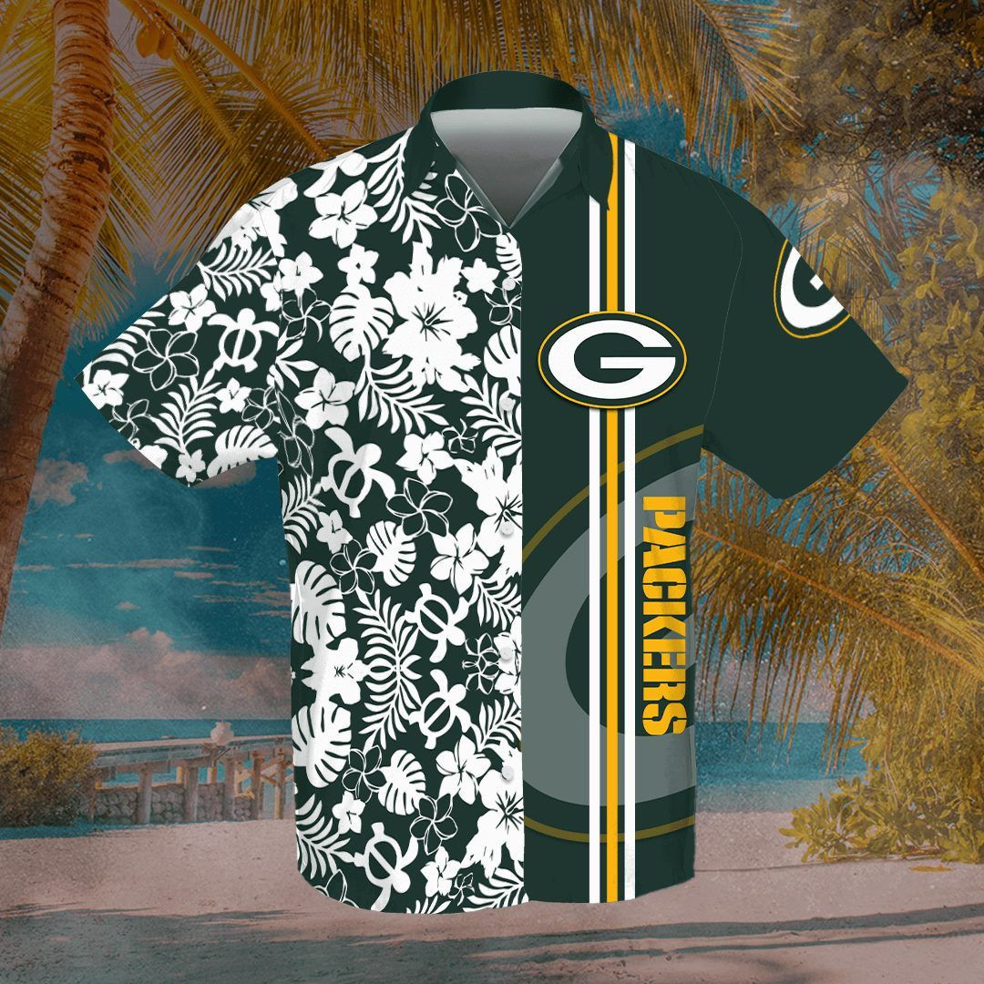 Green Bay Packers Football Team All Over Print 3D Hawaiian Shirt-Green-Tph