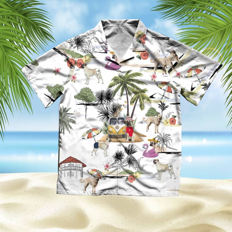 Unisex Anatolian Shepherd Beach Hawaiian Shirt