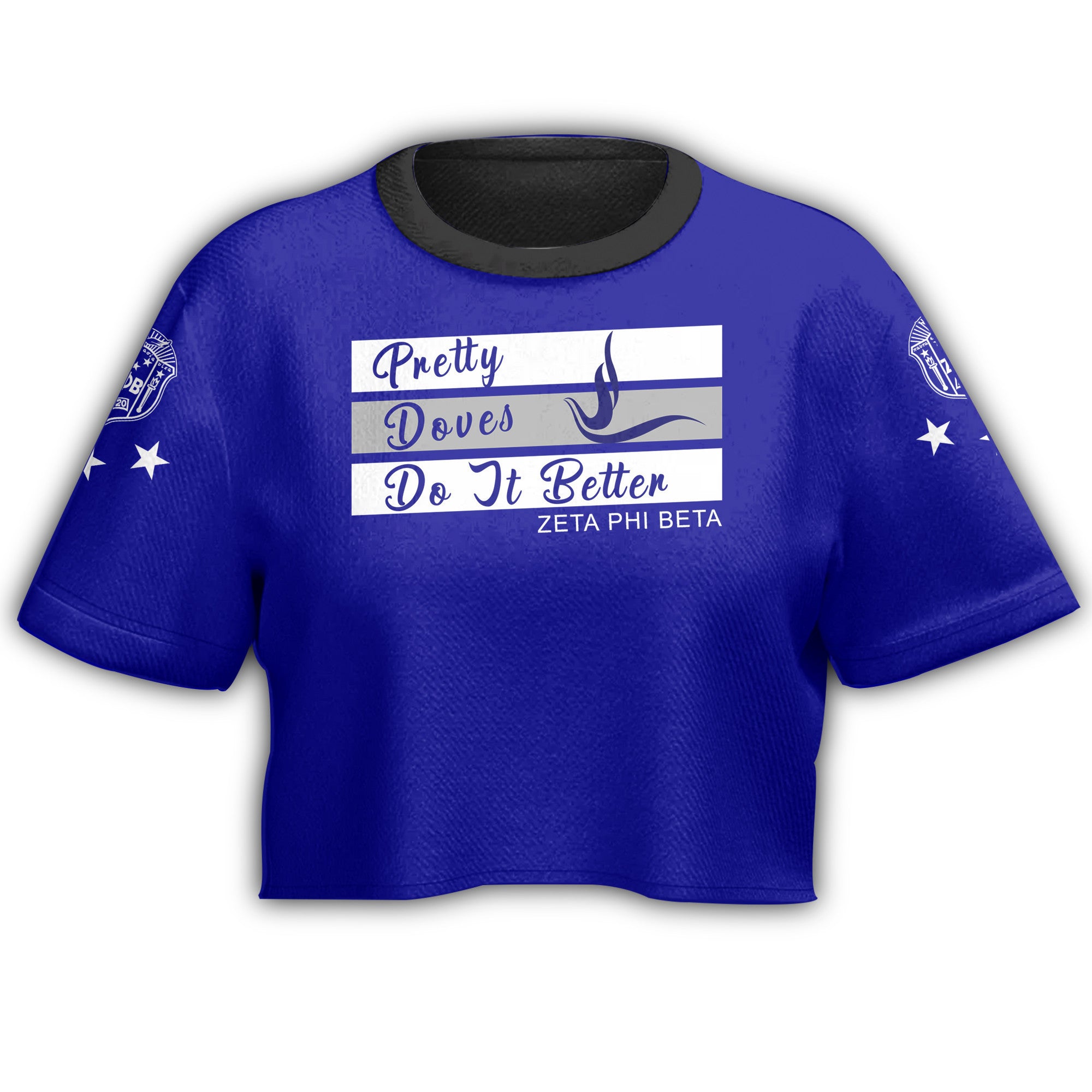 Sorority Tshirt – Zeta Phi Beta Greek Life Croptop Tshirt