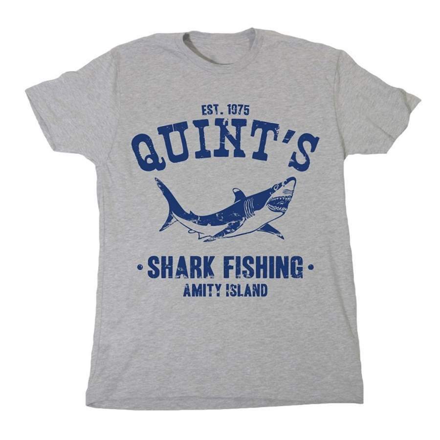 Quint’S Shark Fishing T-Shirt Summer Gashion Style