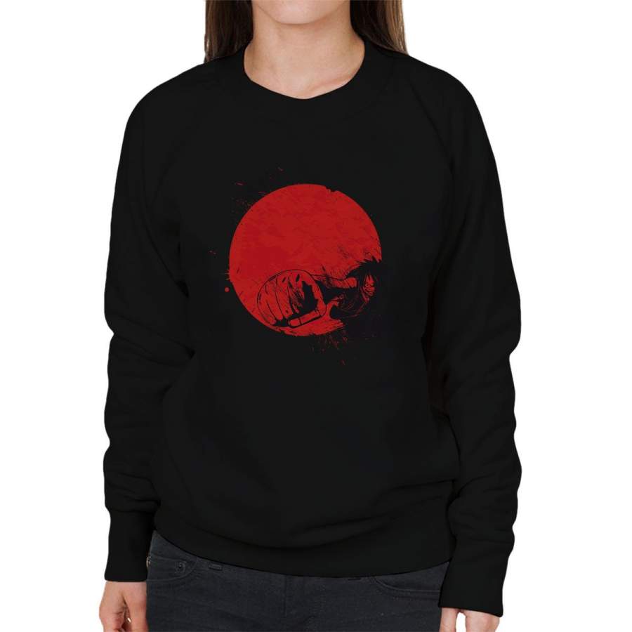 Red Sun Monkey D Luffy One Piece Women’s Sweatshirt