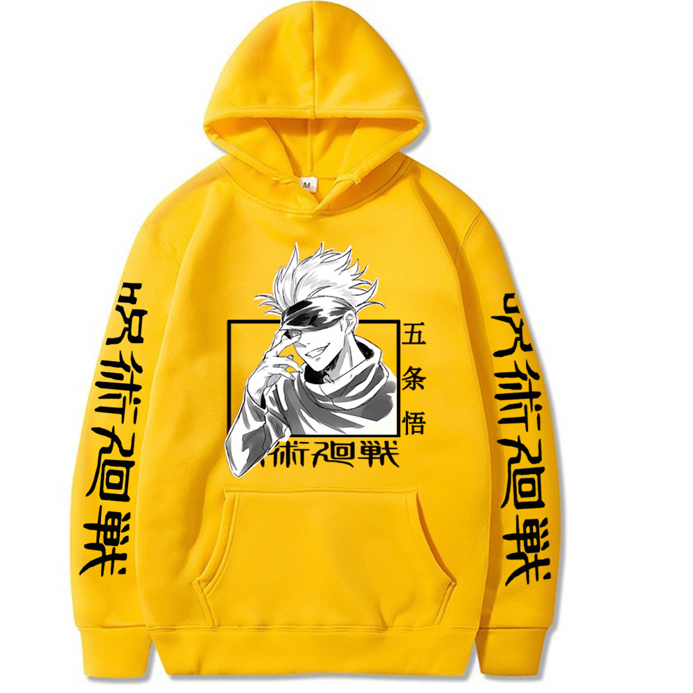 Anime Hoodie Jujutsu Kaisen Hoodies Autumn Sweat-shirt Men Women Pullovers Cartoon Streetwear Loose Hooded Sweatshirts alx