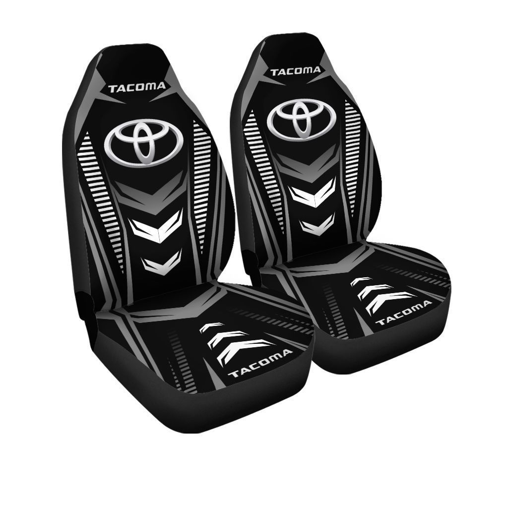 Toyota Car Seat Cover (Set Of 2) Ver5 (Black)