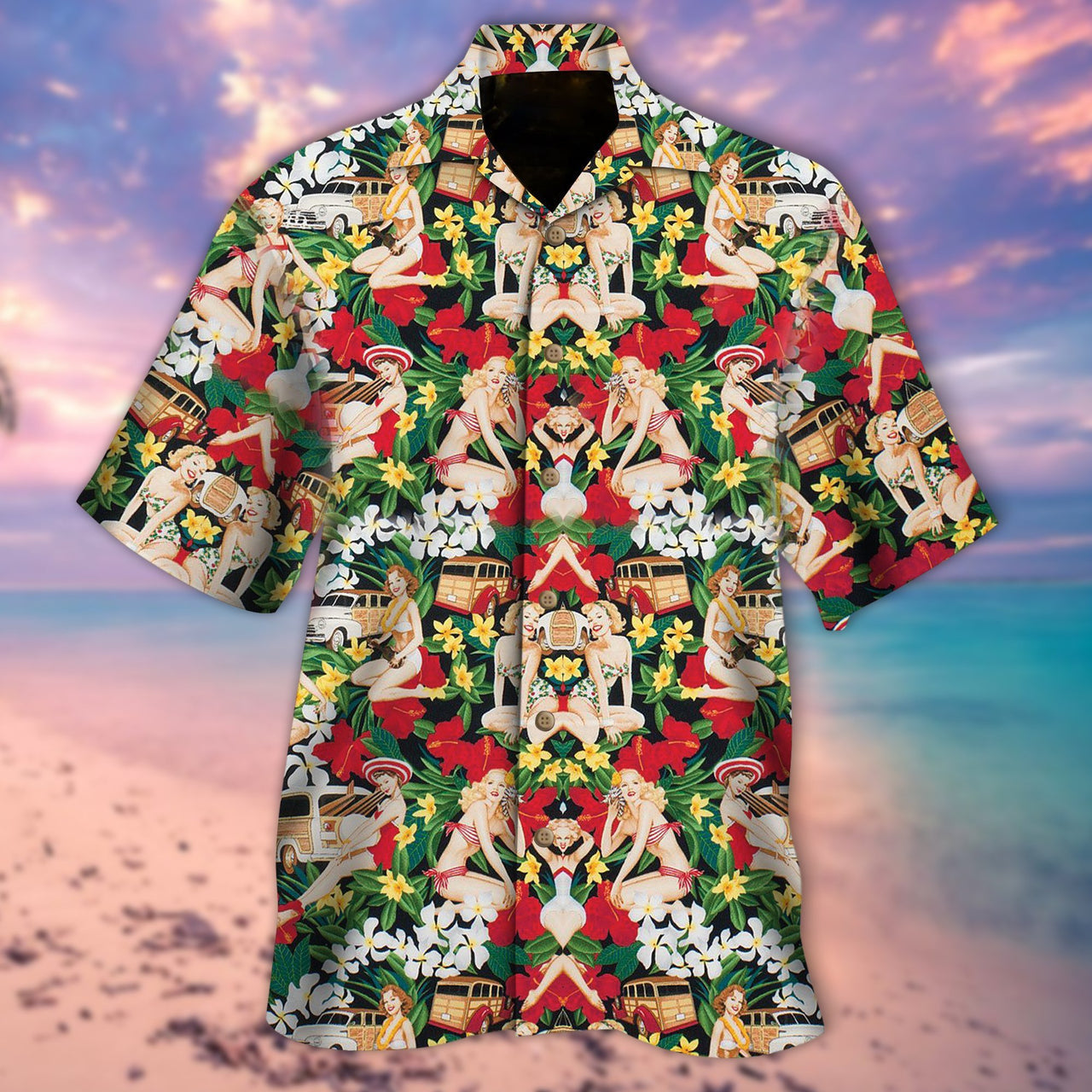 Beautiful Lady Hawaii Shirt For Men Women Adult Ha70400