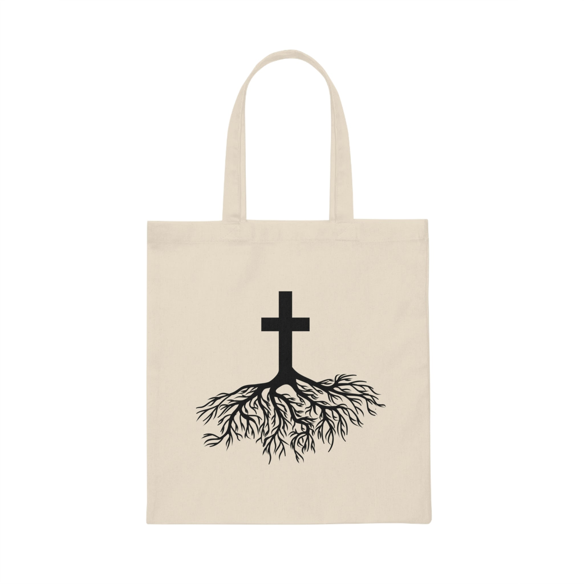 Christians Christianity Graphic Gift Vintage Religious Root Crucifixion Retro Men Women  Canvas Tote Bag