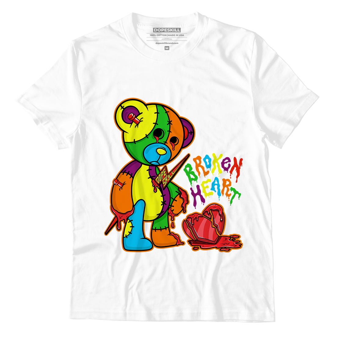 Broken Heart Unisex T-Shirt Match Reebok Kamikaze Ii Candy Land