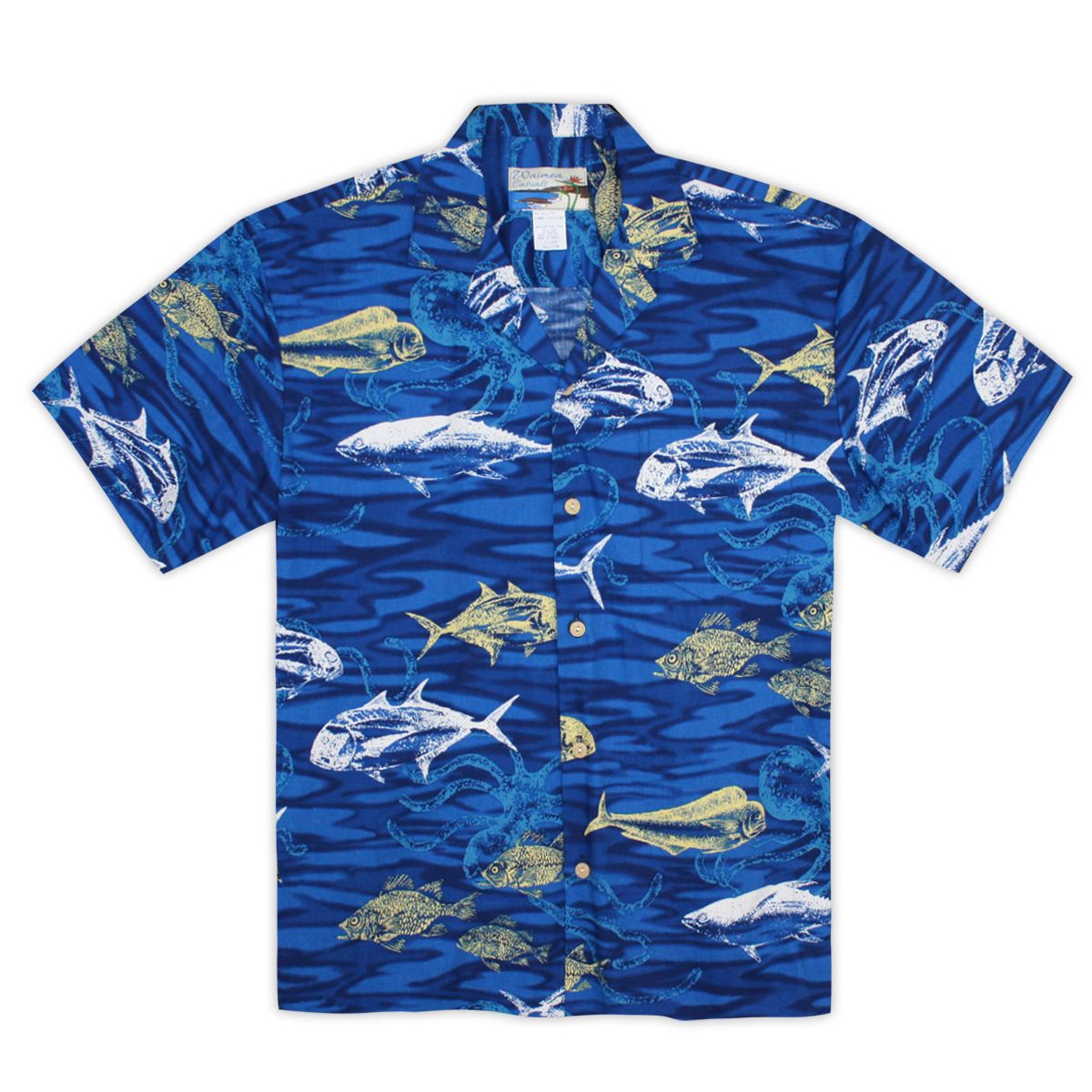 Deep Sea Blue Unique Design Hawaii Shirt Ha106913