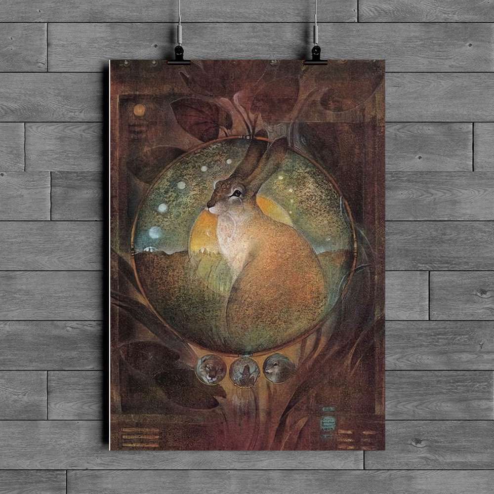 Rabbit Poster Qh220232Pt