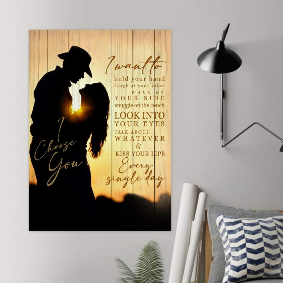 Country – I Choose You I Want To Hold Your Hand – Poster