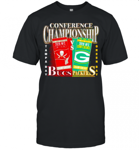 Green Bay Packers Vs Tampa Bay Buccaneers 2020 Nfc Conference Championship Matchup Unisex Jersey Tee