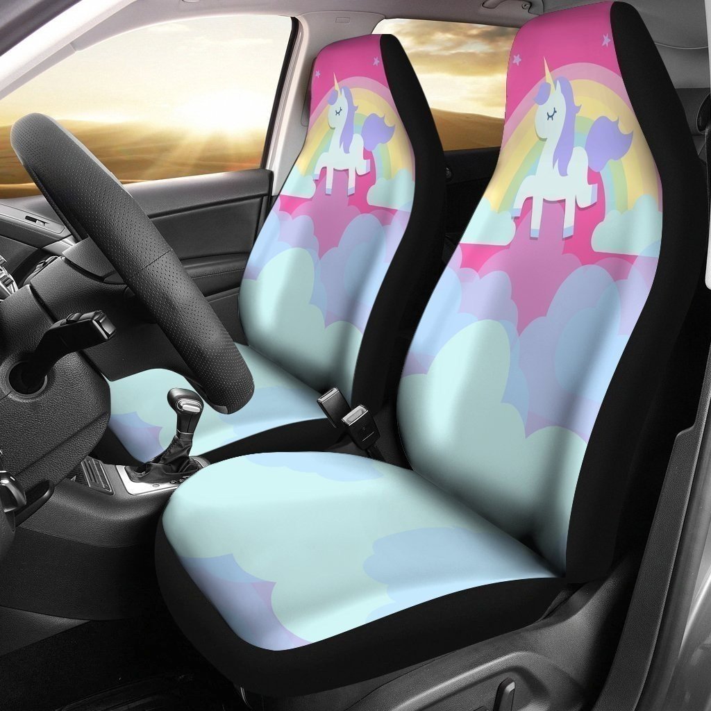 Cute Unicorn Rainbow Car Seat Covers Pinkato Store