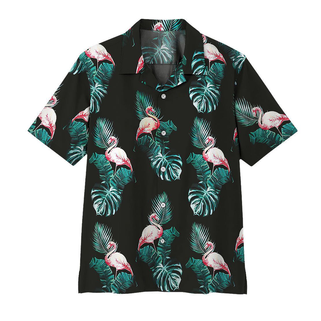 Gearhuman Floral Flamingo Hawaiian Shirt Ha28945