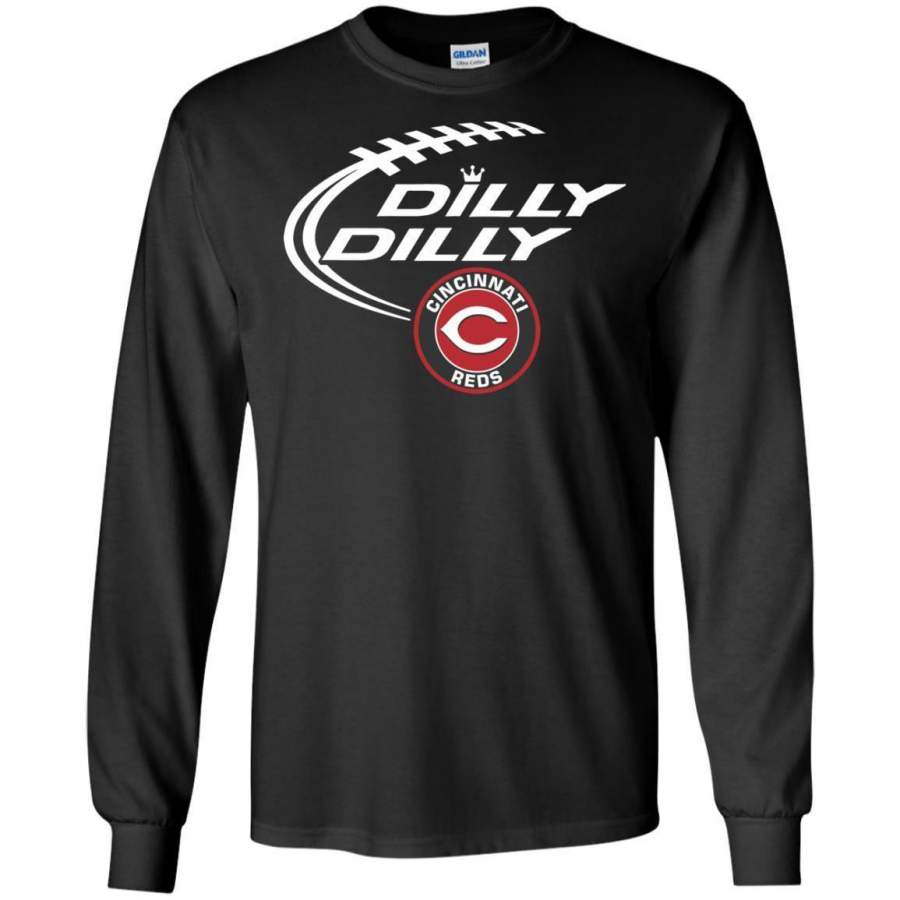 AGR Dilly Dilly Baseball Cincinnati Reds Sport Long Sleeve T-shirt