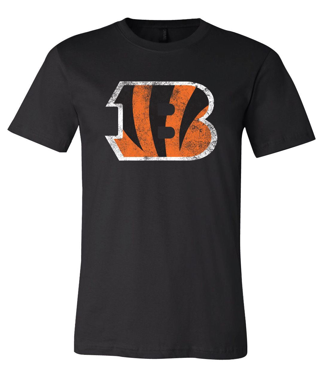 Cincinnati Bengals Distressed Vintage Logo  Shirt