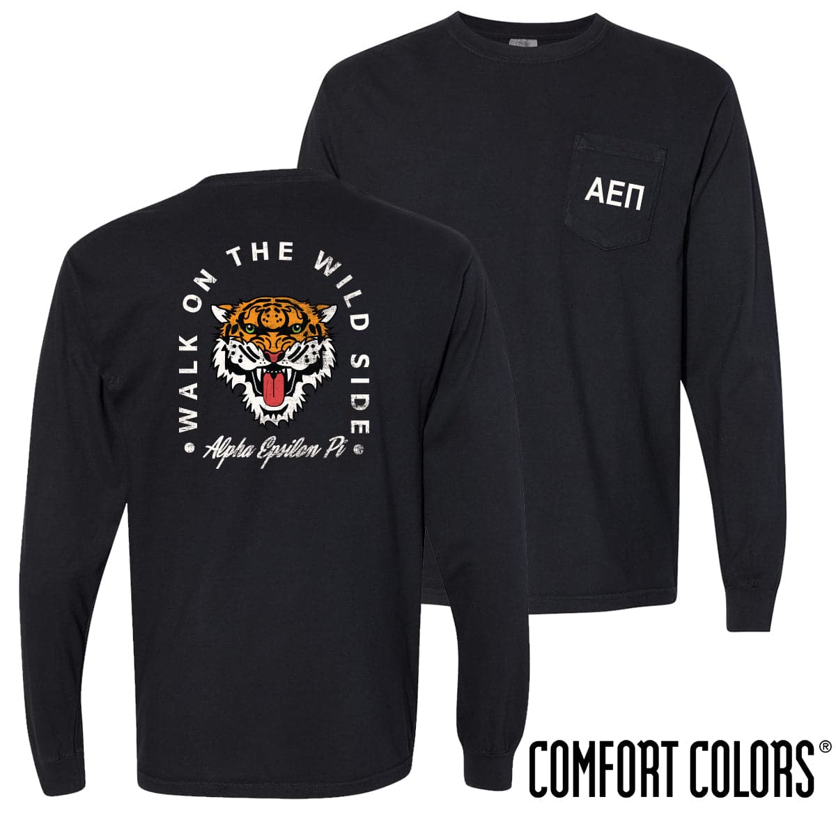 Aepi Comfort Colors Long Sleeve Tiger Tee