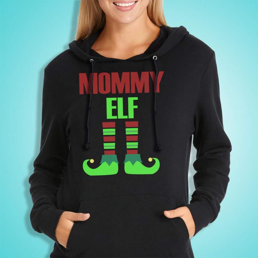 Mommy Elf Christmas Women’S Hoodie