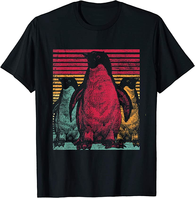 Vintage Penguins Animal Gifts Penguin T-Shirt