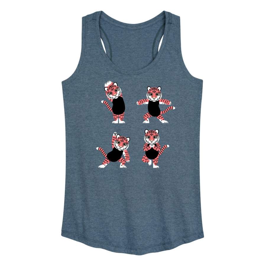 Tiger Yoga Poses – Women’s Tank