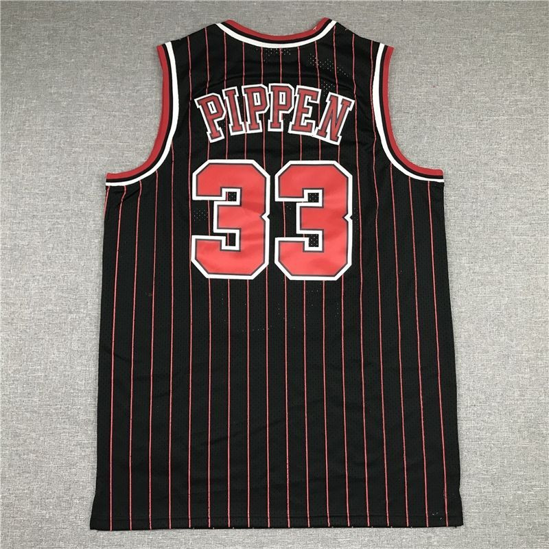 Chicago Bulls Scotty Pippen #33 NBA 2020 New Arrival Black Jersey