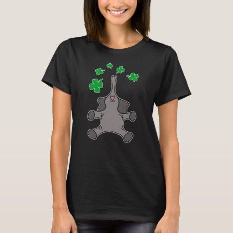 St Patrick S Day Shamrock Elephant Shirt