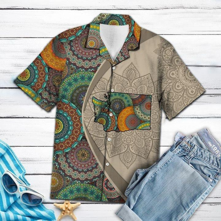 Washington Mandala Hawaii Shirt Unisex Adult Ha76172