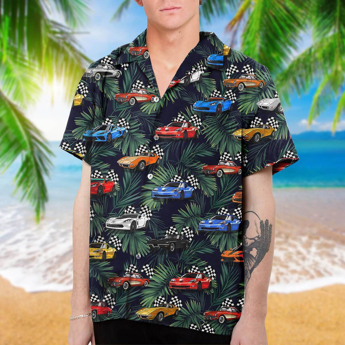 Vette Collection Art Hawaiian Shirt Pre10954