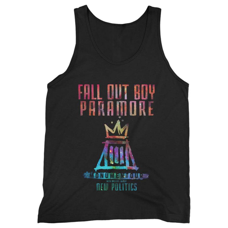 Fall Out Boy Paramore Monumentour Man’s Tank Top