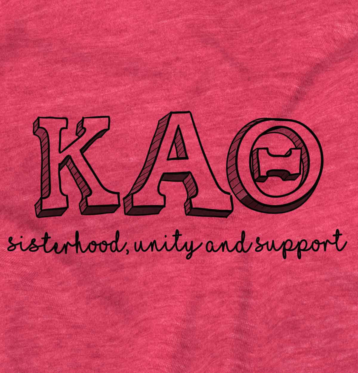 Motto Of A Theta Racerback Tank