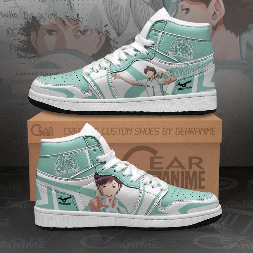 Aoba Johsai High Oikawa Tooru Sneakers Haikyuu Anime Shoes Mn10 Unisex Men Women