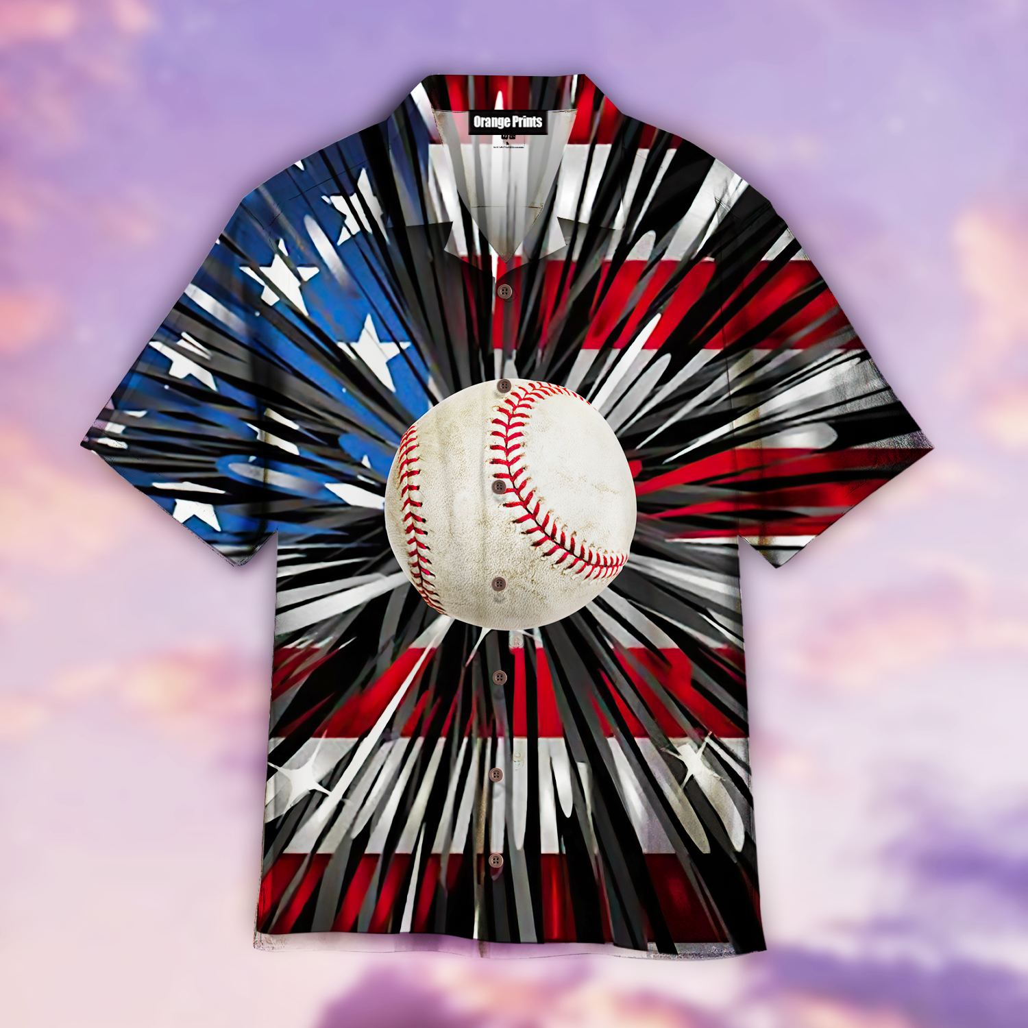 Baseball American Flag Hawaii Shirt For Men And Women Ha23740