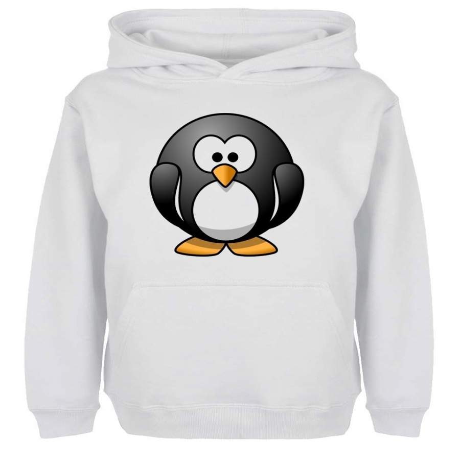 Cattoon Penguin Hoodie Plain Sports Gym Sweatshirt Men’s Women’s Boy’s Girl’s Graphic Hoodie Hoody Tops