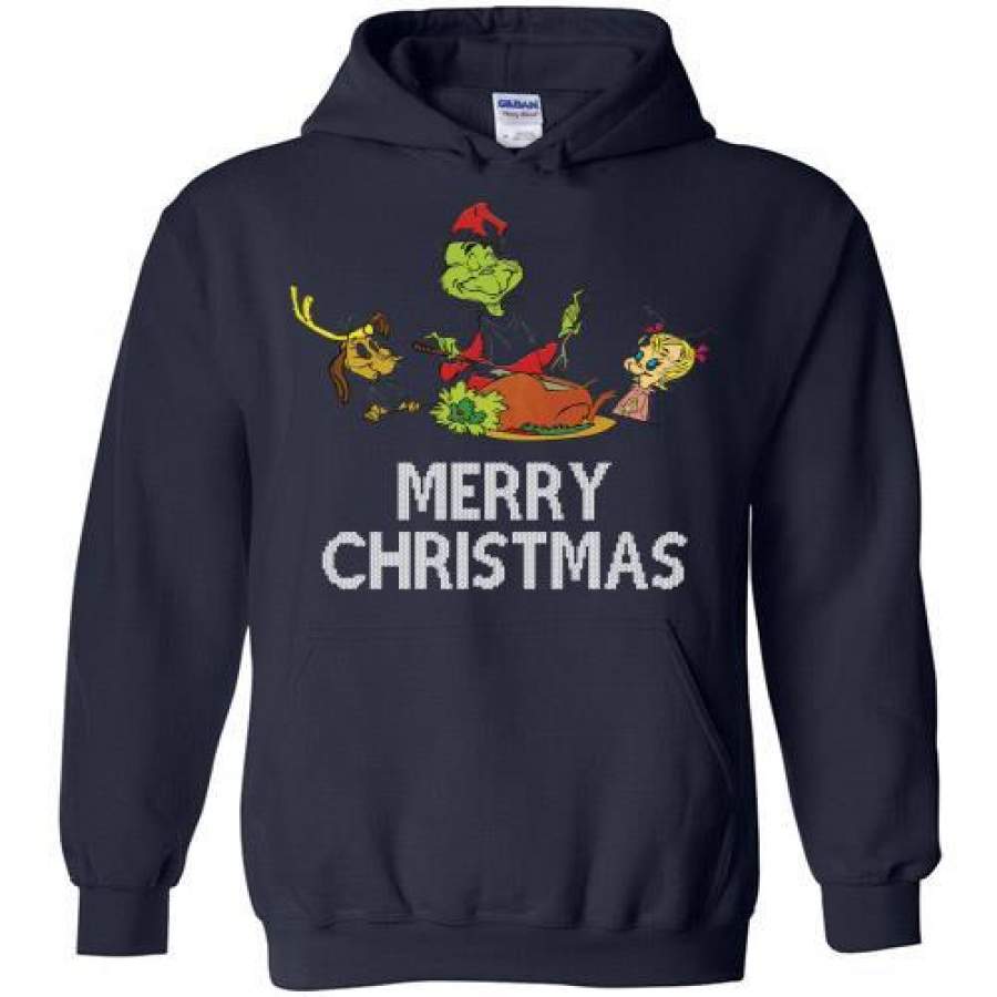 How The Grinch Stole Christmas Cartoon Merry Gift Hoodie T-Shirt