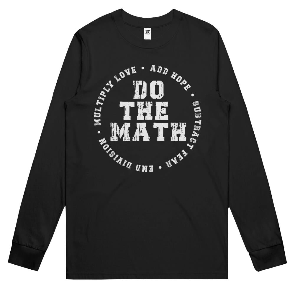 Do The Math X Love Add Hope Slogan Gift For Women Girls Man Long Sleeve T Shirts