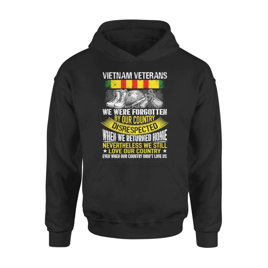 Vietnam Veterans – We Were Forgotten – Premium Hoodie