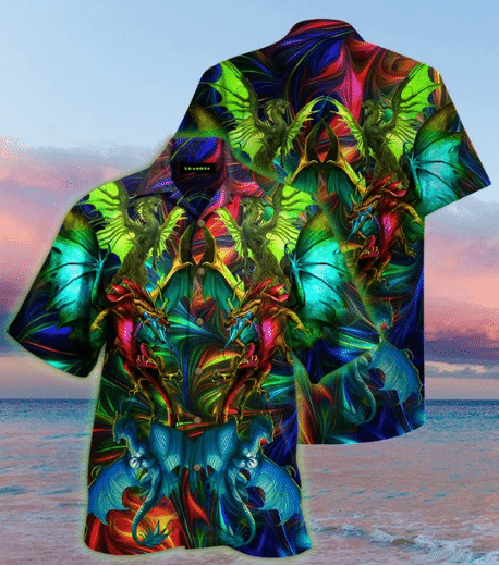 Amazing Dragon Unisex Hawaiian Shirt Ha4420