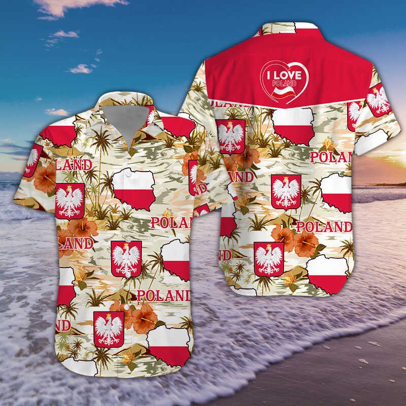 Poland Hawaii Shirt Unisex Adult Ha17808