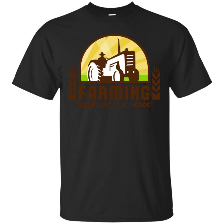 Farmer – Tractor Wheat Organic Farming Crest Retro tractor wheat organic farming crest retro T Shirt & Hoodie