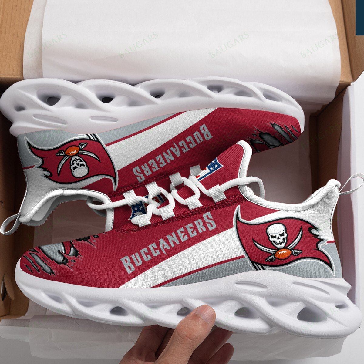 Tampa Bay Buccaneers Yezy Running Sneakers Art 133