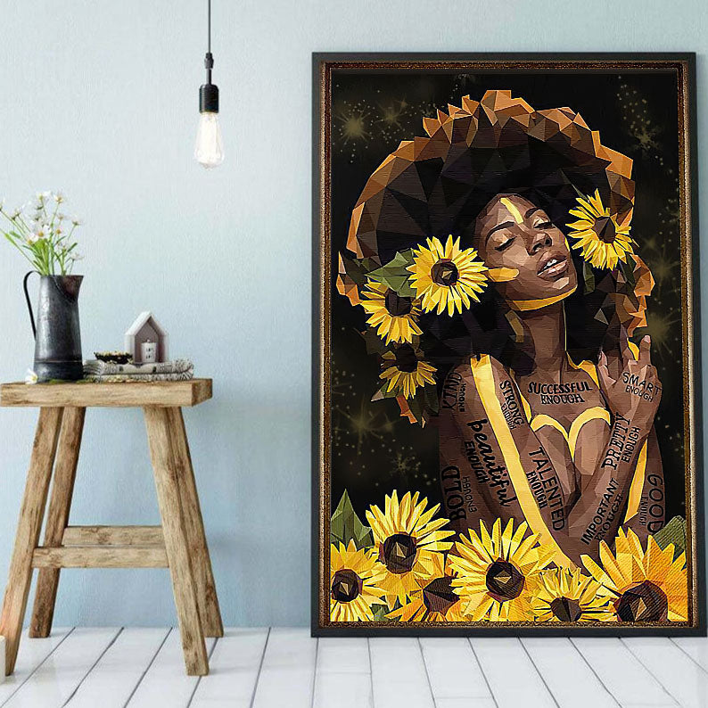 West Africa Custom Canvas Prints Amazing Black Poster Art Print African Woman African King Stunning  Canvas For The Wall