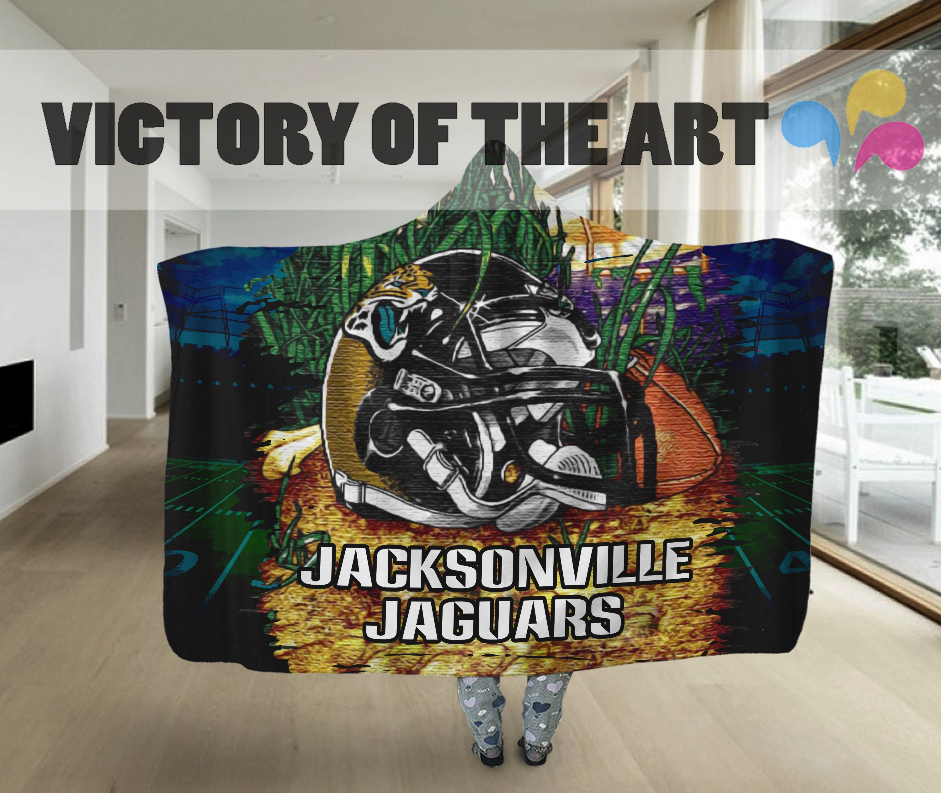 Special Edition Jacksonville Jaguars Home Field Advantage Hooded Blanket