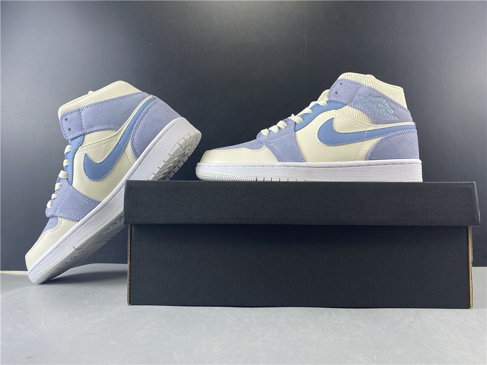 Nike JD 1 Mid BlueWhite Shoes Sneakers SNK877855943