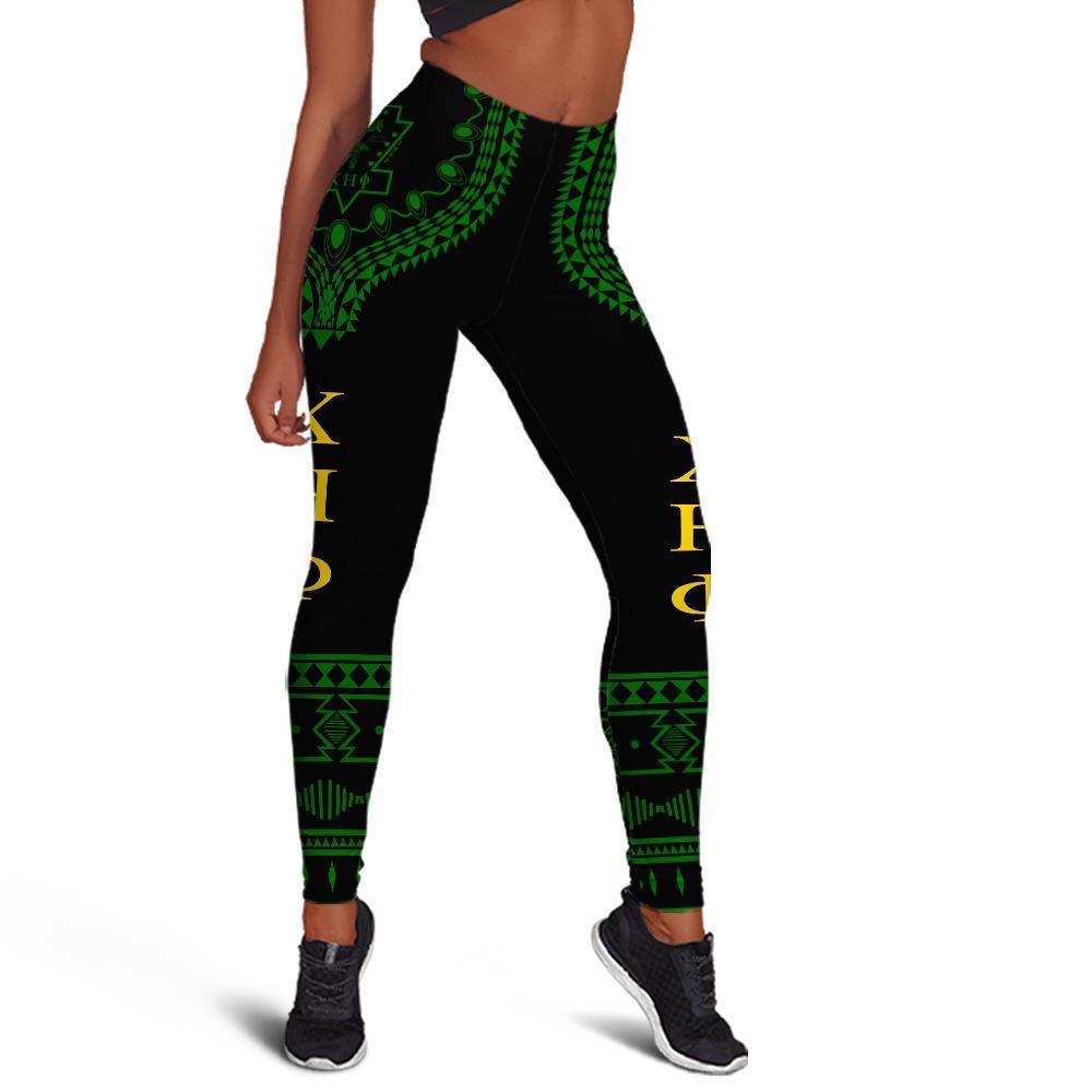 Greek Life Leggings – Chi Eta Phi Dashiki Leggings – Alva Style J8