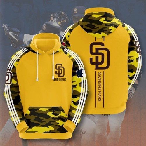 San Diego Padresp 3D Hoodie Sweatshirt Zip