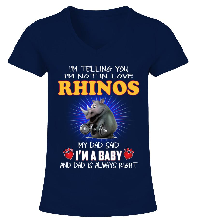 Rhinos Animals Lover T Shirts C-Td6Oc