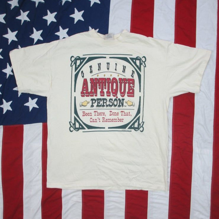 Vintage 1990 S Genuine Antique Person Shirt